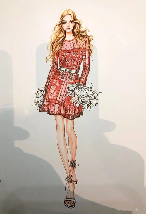 針織服裝手繪效果圖步驟詳解